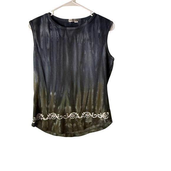 Gramicci Tie Dye Sleeveless Tank Top L Boho Outdoor Core‎ Grunge Streetwear - Picture 1 of 7